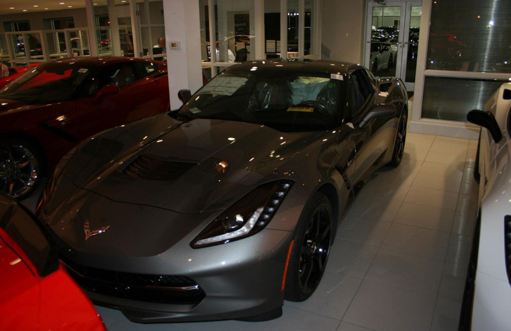 One of our new 2015 Stingray’s getting ready to leave the showroom